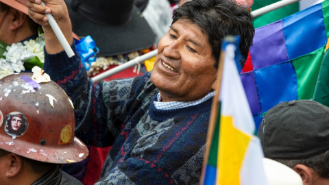 Imagen de archivo de Evo Morales, en Bolivia, en noviembre de 2021. Imagen de archivo de Evo Morales, en Bolivia, en noviembre de 2021.