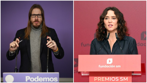 Pablo Fernández e Isabel Díaz Ayuso.