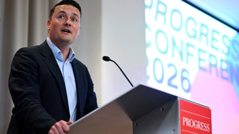 El exministro de sanidad y candidato a presidir el partido laborista, Wes Streeting, este sábado.