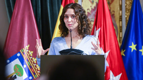 Isabel Díaz Ayuso en la toma de posesión del presidente de la Cámara de Comercio de Madrid, Ángel Asensio, a 14 de mayo de 2026, en Madrid. Isabel Díaz Ayuso en la toma de posesión del presidente de la Cámara de Comercio de Madrid, Ángel Asensio, a 14 de mayo de 2026, en Madrid.