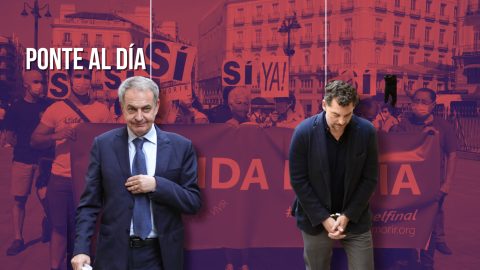 Fotomontaje con las imágenes de José Luis Rodríguez Zapatero y Jonathan Andic. Fotomontaje con las imágenes de José Luis Rodríguez Zapatero y Jonathan Andic.