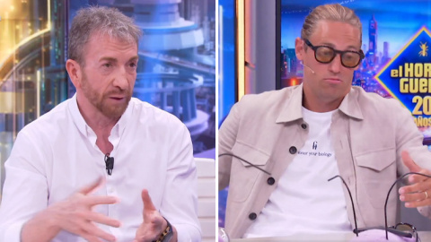 Pablo Motos y Marcos Llorente en 'El Hormiguero'. Pablo Motos y Marcos Llorente en 'El Hormiguero'.