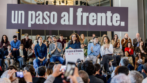 Foto de archivo del anterior acto de refundación de las izquierdas bajo el lema 'Un paso al frente'. Foto de archivo del anterior acto de refundación de las izquierdas bajo el lema 'Un paso al frente'.