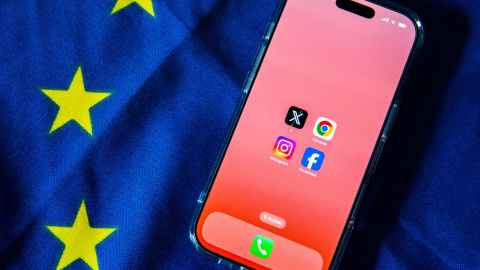 Logos de Facebook, Instagram, X y Google Chrome. Logos de Facebook, Instagram, X y Google Chrome.