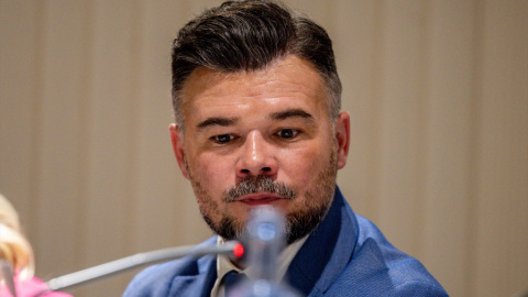 RufianSigloXXI Gabriel Rufián, en el acto del Club Siglo XXI en Madrid el 20 de mayo de 2026