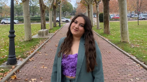 Patricia Casas, el día de su graduación.