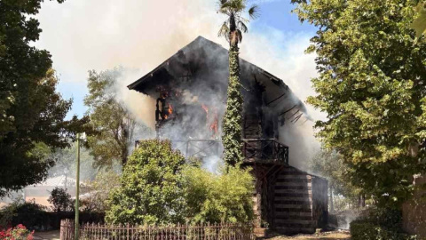 Arde la toledana Casa de Corcho un día después de su adjudicación pública para ser explotada en hostelería