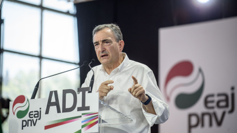 Aitor Esteban, este domingo, en Durango (Bizkaia). Aitor Esteban, este domingo, en Durango (Bizkaia).