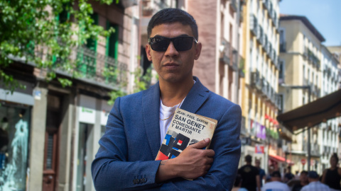 El escritor y cineasta argentino César González, en Madrid.
