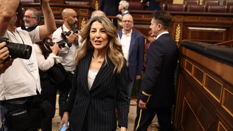 Yolanda Díaz, el pasado miércoles en el Congreso. Yolanda Díaz, el pasado miércoles en el Congreso.