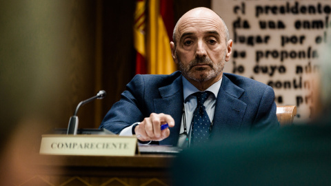 Julio Martínez El empresario Julio Martínez comparece ante la Comisión de Investigación del ‘caso Koldo’, en el Senado, a 9 de abril de 2026.