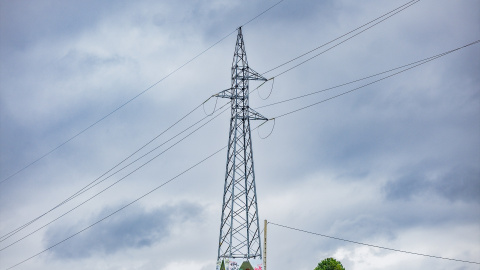 Una torre de tensión eléctrica, a 10 de marzo de 2026, en Madrid. Una torre de tensión eléctrica, a 10 de marzo de 2026, en Madrid.