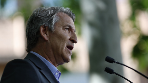 El presidente del Partido Popular, Alberto Núñez Feijóo