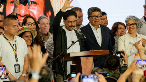 Ivan Cepeda, el candidato presidencial de izquierdas en las elecciones colombianas. Ivan Cepeda, el candidato presidencial de izquierdas en las elecciones colombianas.