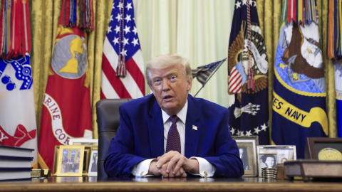 El presidente estadounidense, Donald Trump, firmando órdenes ejecutivas en la Casa Blanca, a 3 de junio de 2026. El presidente estadounidense, Donald Trump, firmando órdenes ejecutivas en la Casa Blanca, a 3 de junio de 2026.
