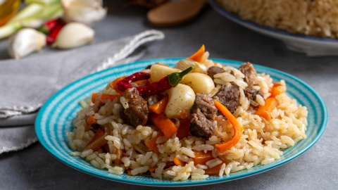 Receta de Plov uzbeko Receta de Plov uzbeko