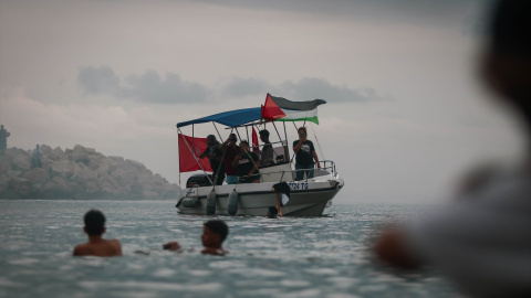 La Global Sumud Flotilla parte del puerto de Túnez el 10 de septiembre de 2025. La Global Sumud Flotilla parte del puerto de Túnez el 10 de septiembre de 2025.