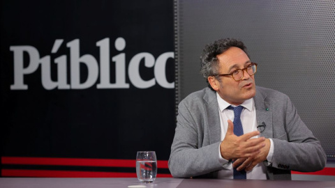garciaortiz3 García Ortiz durante la entrevista con 'Público'