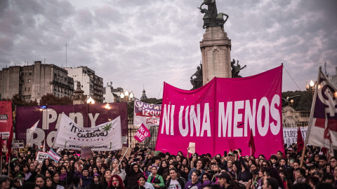Manifestación feminista, este miércoles, en Caba (Argentina). Manifestación feminista, este miércoles, en Caba (Argentina).