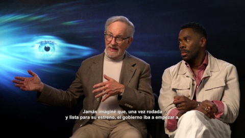 'Público' estrena un clip de Spielberg y Colman Domingo sobre 'El día de la revelación', la película con la que el director regresa al universo alienígena.