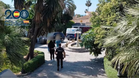 Imagen del vídeo difundido por la Policía Nacional sobre la operación contra la red de prostitución.