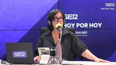 Ángels Barceló, en su último programa de 'Hoy por hoy' (Captura de pantalla). Ángels Barceló, en su último programa de 'Hoy por hoy' (Captura de pantalla).