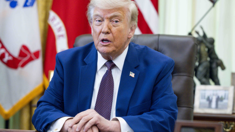 El presidente de Estados Unidos, Donald Trump, durante la firma de órdenes ejecutivas en la Casa Blanca El presidente de Estados Unidos, Donald Trump, durante la firma de órdenes ejecutivas en la Casa Blanca