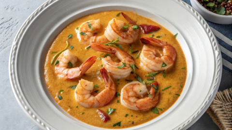 Receta de moqueca de gambas