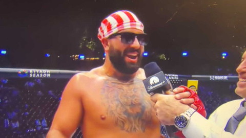 El luchador estadounidense Josh Hokit.