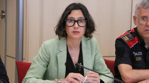 La consellera d'Interior, Núria Parlon, en una compareixença recent.