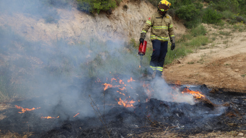 Simulacre d'incendi forestal al Solsonès Simulacre d'incendi forestal al Solsonès