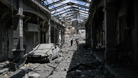 La ciudad de Nabatieh (sur de Líbano) tras los bombardeos israelíes que han azotado la zona en los últimos meses de conflicto. La ciudad de Nabatieh (sur de Líbano) tras los bombardeos israelíes que han azotado la zona en los últimos meses de conflicto.