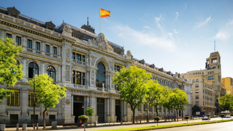 La sede del Banco de España en Madrid.