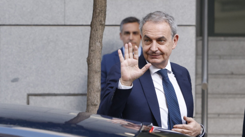 El expresidente del Gobierno José Luis Rodríguez Zapatero, a su llegada a la Audiencia Nacional el pasado 17 de junio.