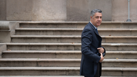 El alcalde de Badalona, Xavier García Albiol (PP), a su llegada como testigo al juicio por presunta corrupción contra un exconcejal del PP, a junio de 2023. El alcalde de Badalona, Xavier García Albiol (PP), a su llegada como testigo al juicio por presunta corrupción contra un exconcejal del PP, a junio de 2023.