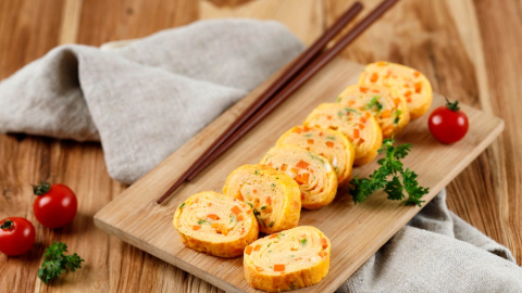 Receta de tortilla coreana o Gyeran-mari