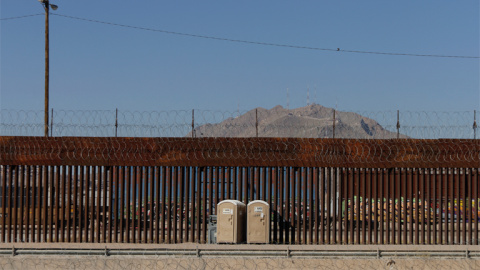 frontera México Estados Unidos Muro en la frontera entre México y Estados Unidos cerca de Ciudad Juárez. Gerardo Vieyra / Nurphoto / AFP.