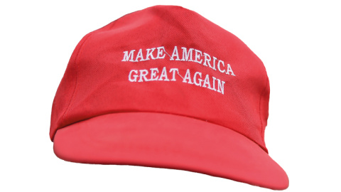 Gorra de 'merchandising' del movimiento MAGA.
