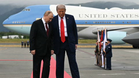 Vladimir Putin y Donald Trump en Alaska el 15 de agosto de 2025.