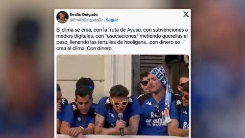 Críticas por las palabras de Diego Fuoli durante las celebraciones por el ascenso del Sabadell.