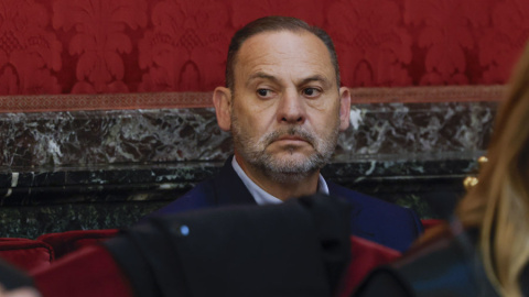 Foto de archivo del exministro José Luis Ábalos en el primer día del juicio en el Tribunal Supremo.