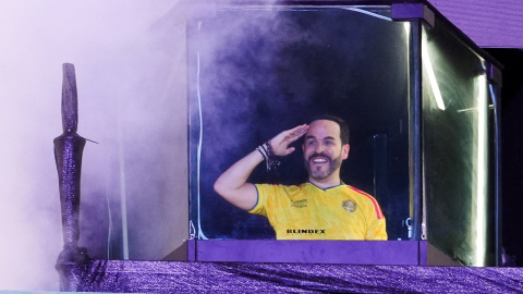 El ultraderechista Abelardo de la Espriella en Barranquilla, Colombia, el 21 de junio de 2026.