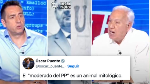 Emilio Delgado y José Manuel García-Margallo en 'Todo es Mentira'.