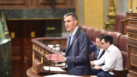 El presidente del Gobierno, Pedro Sánchez, interviene durante una sesión plenaria en el Congreso de los Diputados, a 24 de junio de 2026, en Madrid El presidente del Gobierno, Pedro Sánchez, interviene durante una sesión plenaria en el Congreso de los Diputados, a 24 de junio de 2026, en Madrid
