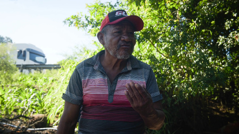 El cacique Estevan y el pueblo guaraní fueron reubicados en un lugar cercano al futuro campus del centro de datos.