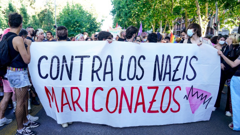 Manifestación convocada por el Orgullo Crítico.