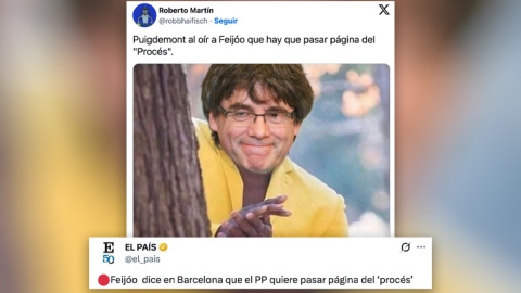Reacciones en las redes ante las palabras de Feijóo.
