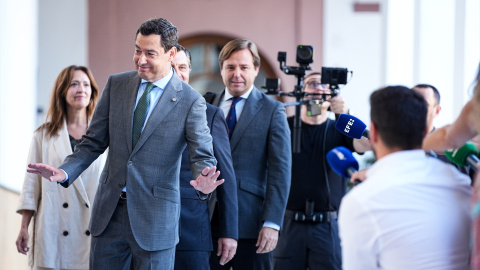 El presidente andaluz en funciones, Juan Manuel Moreno Bonilla. El presidente andaluz en funciones, Juan Manuel Moreno Bonilla.