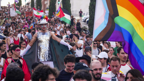 Manifestación del Orgullo Crítico, en Madrid. Manifestación del Orgullo Crítico, en Madrid.