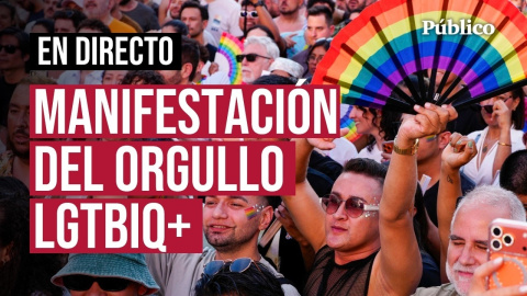 Vídeo en directo de la manifestación del Orgullo, en Madrid.